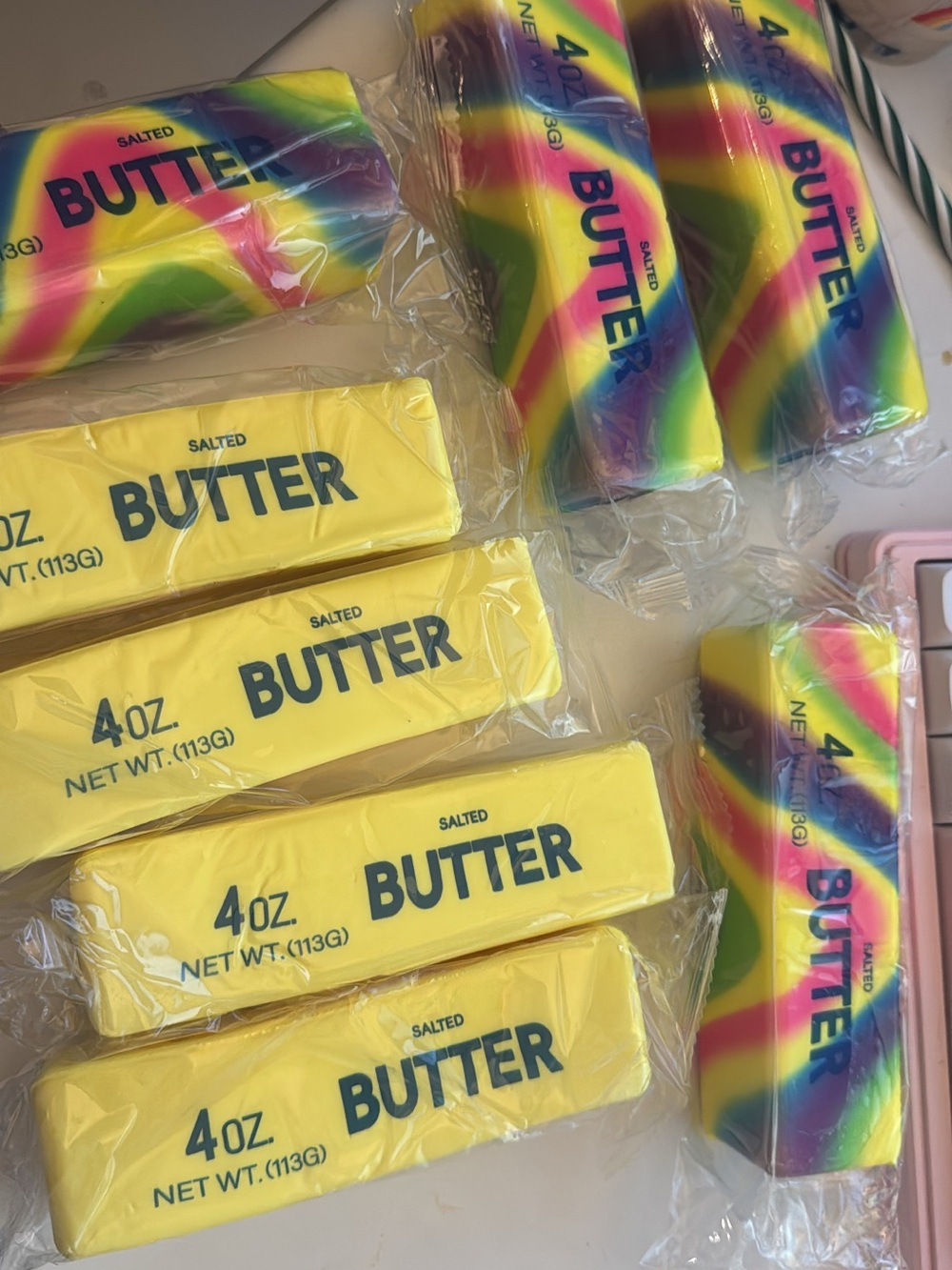 Viral Butter squishy stick! Stress relief toy